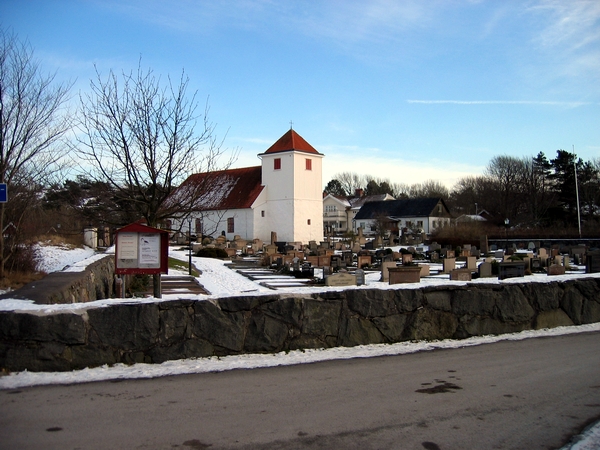 Kirche und Friedhof auf Styrsö