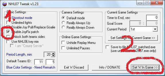 Hier müsste ein Screenshot des besprochenen Patches fürs PC-Game NHL 07 zu sehen sein.